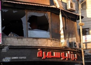 nach der Explosion