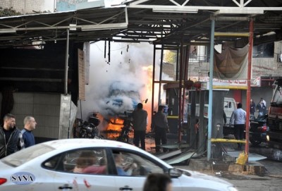 nach der Explosion